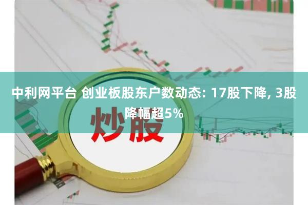中利网平台 创业板股东户数动态: 17股下降, 3股降幅超5%